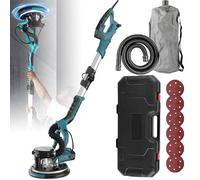 Drywall Sander with Backpack and Vacuum Auto Dust Collection, 1390W Electric Power, 360° Grinding with No Dead Angle