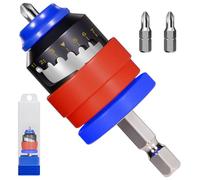 Drywall Screw Setter with 7-Stage Adjustable Depth Control & 2 Replacement PH2 Bits, Quick Countersink Screws into Drywall, Convert Electric/Impact Drills into Drywall & Deck Screw Gun for Drywall/PlY