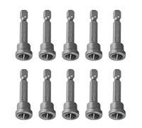 Drywall Screwdriver Bits 10Pcs Magnetic Cross Screwdriver Bits Set PH2 Hex Shank Cross Bit Gypsum Board Positioner for Drywall Plasterboard Locating