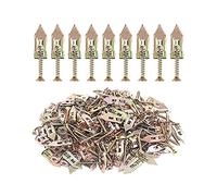 Drywall Self-Drilling Anchors with Screws,Hollow-Wall Anchor Kit with Screws,Suitable for Wall Insulation Board, Shelf
