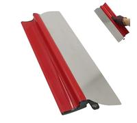 Drywall Skimming Blade - 25cm Smoothing Spatula High Grade Skimming Drywall Professional Plastering Trowel Durable Semi Flexible Finishing Trowel with Z-Shaped Handle (25CM)