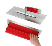 Drywall Skimming Blade - 40CM Smoothing Spatula High Grade Skimming Drywall& Smooth Plastering Trowel 280 x 110 mm with Soft Grip Handle Professional Plastering Trowel