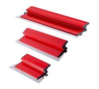 Drywall Skimming Blade, Drywall Smoothing Spatula, Smoothing Spatula, Plastering Wall Plastering Tools, Finishing Trowel, Speed Skim Wall Plastering Tools for Plastering (3pcs(10inch/16inch/24inch))