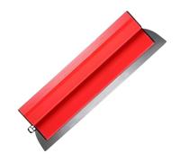 Drywall Skimming Blade, Semi Flexible Speed Skim Wall Plastering Tools, Stainless Steel Skimming Blade with Z Shaped Handle, Plastering Tools for Smoothing and Finishing Concrete Coatings(Color:Red)