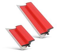 Drywall Skimming Blade Set, 2Pcs 40cm 20cm Smoothing Plastering Spatula Speed Skim Plaster Tools for Drywall Concrete Coatings