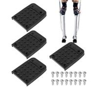 Drywall Stilt Anti Slip Pad, Tripod Foot Mat - Drywall Stilt Sole Mat with Screw - for Painting Wiring Electrical Work Repair Renovation