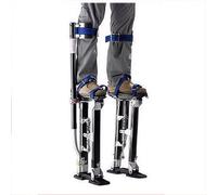 Drywall Stilt Climbing Kit, Aluminum Adult Stilt, Home Renovation Drywall Tool, Painting Step Ladder with Anti-Fatigue Comfort Straps(18-30in)