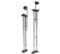 Drywall Stilts for Adults, 15''-23'' Adjustable Height Aluminum Stilt for Sheetrock, Drop Ceiling, Painter Taping, or High Shrub Trimming