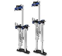 Drywall Stilts for Adults, 15''-23'' Adjustable Height Aluminum Stilt for Sheetrock, Drop Ceiling, Painter Taping, or High Shrub Trimming