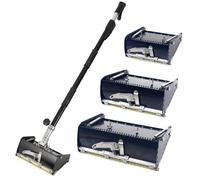 Drywall Taping and Finishing Tool Set, Flat Finishing Box with Extension Handle, Stainless Steel Knife Tools for Wallboard and Plasterboard