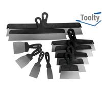 11 Pcs - Drywall Taping, Filling Tool, Tools, Scraper, Plastering Spatula, Set