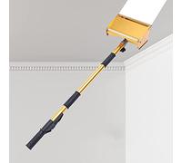 Drywall Tool,9'' Drywall Flat Box Aluminum Alloy Taping Drywall Tools with Quick Telescopic Switch 40-63.8 Inch Adjustable Handle,for Tight Areas, Spotting, Corner Finishing