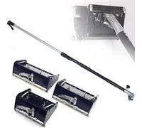 Drywall Tools Flat Box - Aluminum Alloy Flat Box with Box Handle, Includes 8'', 10'', 12'' Drywall Knives for Quick Clean Applications