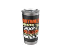 Drywall Whispers Secrets Hidden - Drywall Stainless Steel Insulated Tumbler
