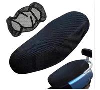 Dryxog Universal Honeycomb Seats Cushion, 3D Mesh Breathable Motorcycle Seat Cover, Anti-Slip Cool Seat Pads for Most Motorbike Scooter, Sun Protection Saddle Protector (75×57cm)