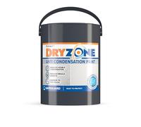 Dryzone Anti Condensation Paint (5 Litres, White, Matt Finish) Helps prevent mould and fungal growth