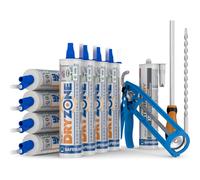 Dryzone Damp Proofing Cream 310ml - DPC Injection Kit: 12m Coverage (9" wall) - BBA Approved Rising Damp Treatment