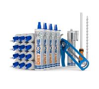 Dryzone Damp Proofing Cream 310ml - DPC Injection Kit: 24m Coverage (9" wall) - BBA Approved Rising Damp Treatment