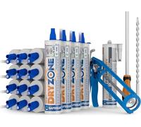 Dryzone Damp Proofing Cream 310ml - DPC Injection Kit (9" Wall) - (24 Linear metres) - BBA Approved Rising Damp Treatment