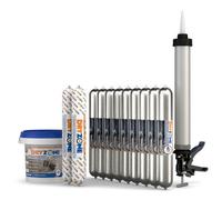 Dryzone Damp Proofing Dpc Injection Kit System - Rising Damp Treatment & Re Plastering Kit