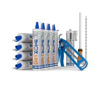 Dryzone DPC Injection Cream Kit 310ml - (9" Wall) - (12 Linear metres) | High-Strength Damp Proof Course Cream for Rising Damp Treatment. BBA & WTA Approved