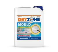 Dryzone Mould Sanitiser (5L) - Powerful Biocidal Cleaner For Mould & Biological Growth For Walls, Kitchen, Bathrooms & Interiors
