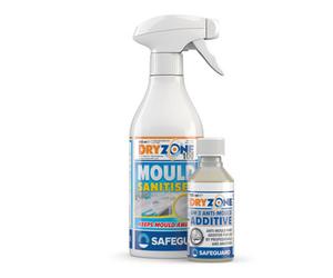 Dryzone Mould Treatment Including Dryzone 100 Mould Spray And Dryzone Anti-Mould Paint Additive