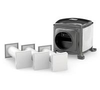 Dryzone Positive Input & Passive Ventilation Kit For Condensation, Loft Cube Piv Unit With Heater, 3 Passive Telescopic Wall Vents