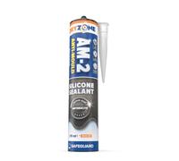 Dryzone Silicone Sealant Anthracite Grey Anti Mould 310ml | Waterproof Premium Sanitary-Grade, Low VOC Sealant for Bathroom and Kitchen