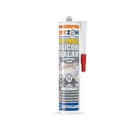 Dryzone Silicone Sealant Clear Anti Mould, Waterproof Premium Sanitary-Grade, Low VOC Sealant for Bathroom and Kitchen