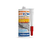 Dryzone Silicone Sealant Remover Paste 150ml - Heavy Duty Remover for Cured & Uncured Silicone, Low Odour Easy Scrape Formula for Baths, Showers, Sinks, Tiles, Glass & Metal