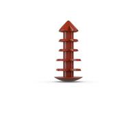 Dryzone DPC Damp Proofing Injection Wall Plugs x 100 Pack Terracotta