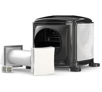 Dryzone Whole House Ventilation Bundle, Loft Cube Piv Unit With Heater, Passive Wall Vent, 2 Digital Hygrometers