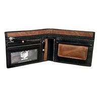 DRYZTOR ® PU Leather Men's Wallet I Credit Card Slots 2 Currency Compartments,Secret Pocket 3 ID PU Money Purse Handcrafted Tan, BROWN, Travel Accessories, BROWN, Travel Accessories