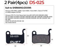 (DS-02S) 2 Pair (4pcs) MTB Bicycle Hydraulic Disc Ceramics Brake Pads For b01s SRAM AVID HAYES Magura ZOOM Cycling Bike Part YSL