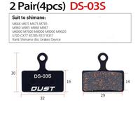 (DS-03S) 2 Pair (4pcs) MTB Bicycle Hydraulic Disc Ceramics Brake Pads For b01s SRAM AVID HAYES Magura ZOOM Cycling Bike Part YSL