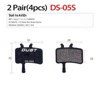 (DS-05S) 2 Pair (4pcs) MTB Bicycle Hydraulic Disc Ceramics Brake Pads For b01s SRAM AVID HAYES Magura ZOOM Cycling Bike Part YSL