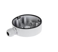 DS-1280ZJ-DM21 White Wall Mount, Conduit Base/Junction Box, Water-resistant, Compatible with turret Dome Cameras, Pack of 1, Free Fast UK Delivery