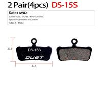 (DS-15S) 2 Pair (4pcs) MTB Bicycle Hydraulic Disc Ceramics Brake Pads For b01s SRAM AVID HAYES Magura ZOOM Cycling Bike Part YSL