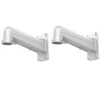 DS-1602ZJ Kit 2 Piece Wall Mount Bracket for Hikvision PTZ Cameras White Length 306mm Width 97.3mm Height 182.6mm