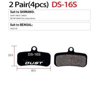 (DS-16S) 2 Pair (4pcs) MTB Bicycle Hydraulic Disc Ceramics Brake Pads For b01s SRAM AVID HAYES Magura ZOOM Cycling Bike Part YSL