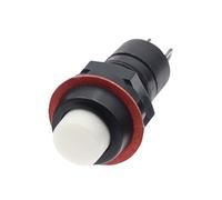 DS-213 10mm Round Miniature Push Button Switch DS-211 Momentary/Self Locking Power 6Pcs(A,Momentary)