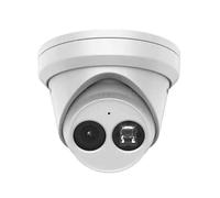DS-2CD2383G2-IU, 4K 8MP AcuSense IP Camera PoE Turret Dome Camera IP67 Outdoor, 120dB Ture WDR, 2.8mm Wide Angle Lens, IK10, H.265+, English Version, Human and Vehicle Detection, Work with iVMS-4200
