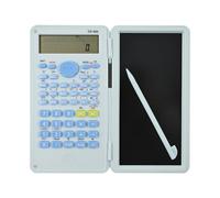 DS-869 82MS Scientific Calculator with Writing Pad, 240 Functions Scientific Calculator with Writing Tablet,Equipped with Electronic Pen and 2-Line 10+2 Display for School Offices Home,Blue