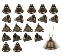 DS. DISTINCTIVE STYLE 20Pcs Bronze Jingle Bells Mini Bells for Crafts Dog Door Bell Copper Bells