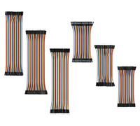 DS. DISTINCTIVE STYLE 240 Pins Dupont Jumper Wires Kit 10cm 20cm Multicolored Breadboard Cables 40Pin M-F F-F M-M Compatible with Arduino Raspberry Pi