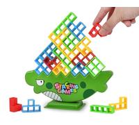 ds. distinctive style 48pcs Tower Stack Game for Kids & Adults Family Balance Board Games Tumbling Blocks Building STEM Toys