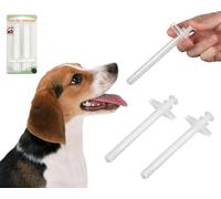 DS. DISTINCTIVE STYLE Dog Pill Shooter 2 Pieces Pet Piller Pill Dispenser for Large Dogs Handy Pill Gun for Medium to Large Breed Up to 45 Pounds