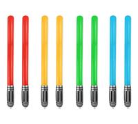 DS. DISTINCTIVE STYLE Inflatable Light Saber Sword Toys Set for Kids Party Favors (8 Pieces 4 Colors)