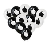 ds. distinctive style Middle Finger Balloons 12 Inch Latex Balloons Set of 12 Party Balloons Funny Birthday Decorations for Men and Women